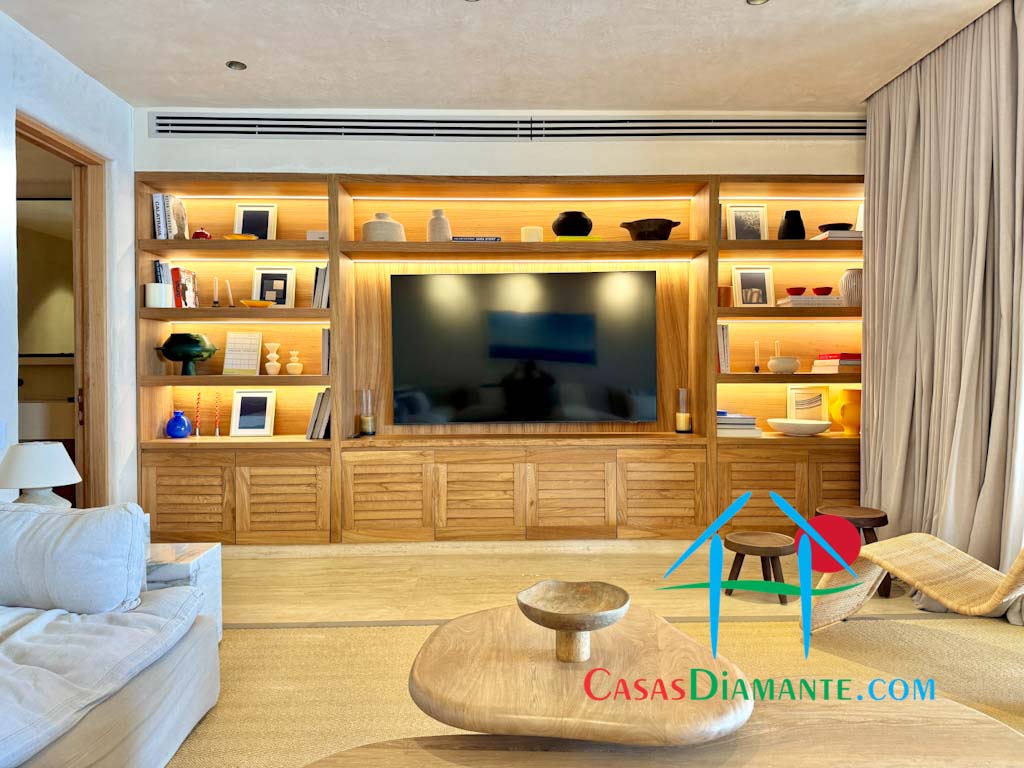 Real Diamante Del Mar Casa Palapas - Sala de televisión 6